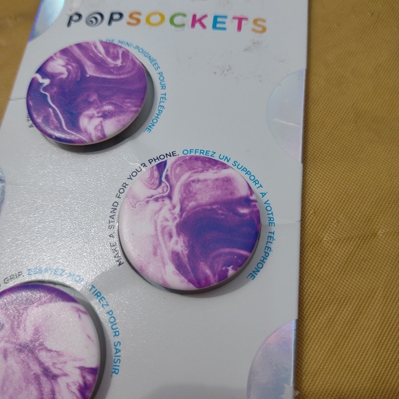 New Purple Swirl Pop sockets Mini - Picture 4 of 7